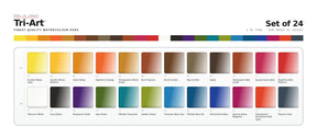 Half-Pan Watercolour Tin of 12 Colours