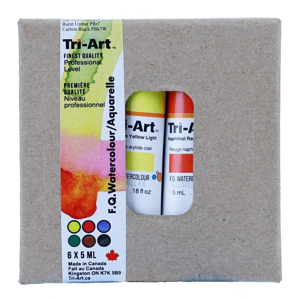 Tri Art Watercolours - 6 Colour Tube Sets - Tri-Art Mfg.