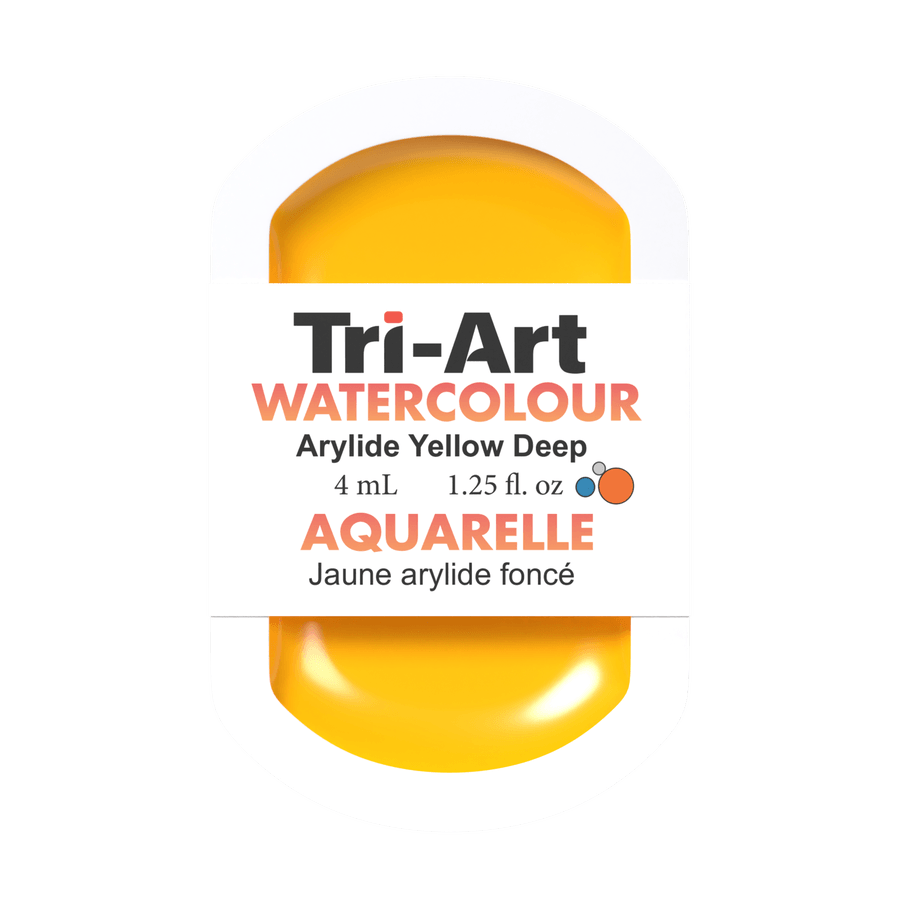 Tri-Art Water Colours - Arylide Yellow Deep - Tri-Art Mfg.