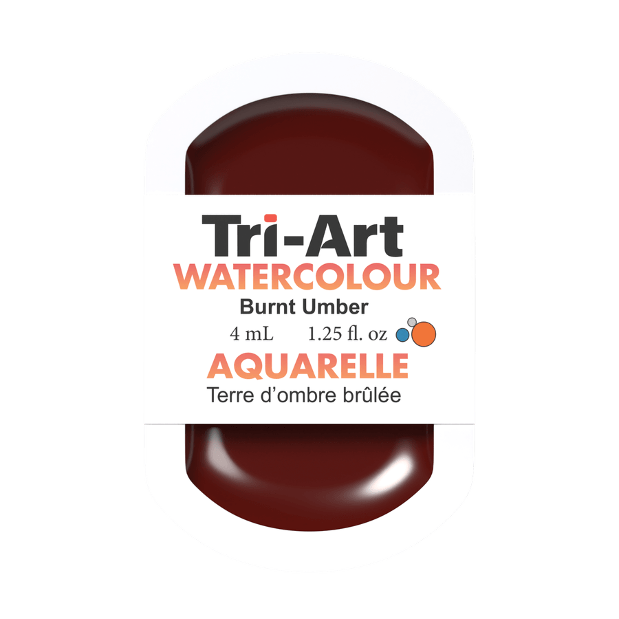 Tri-Art Water Colours - Burnt Umber - Tri-Art Mfg.