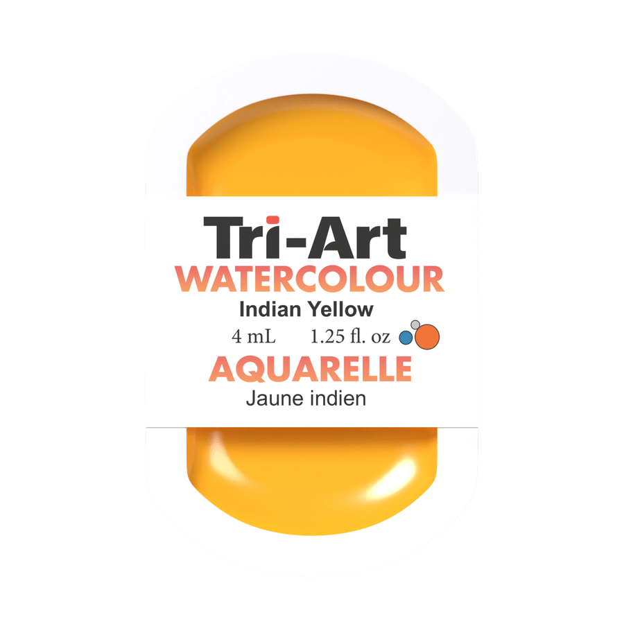 Tri-Art Water Colours - Indian Yellow - Tri-Art Mfg.