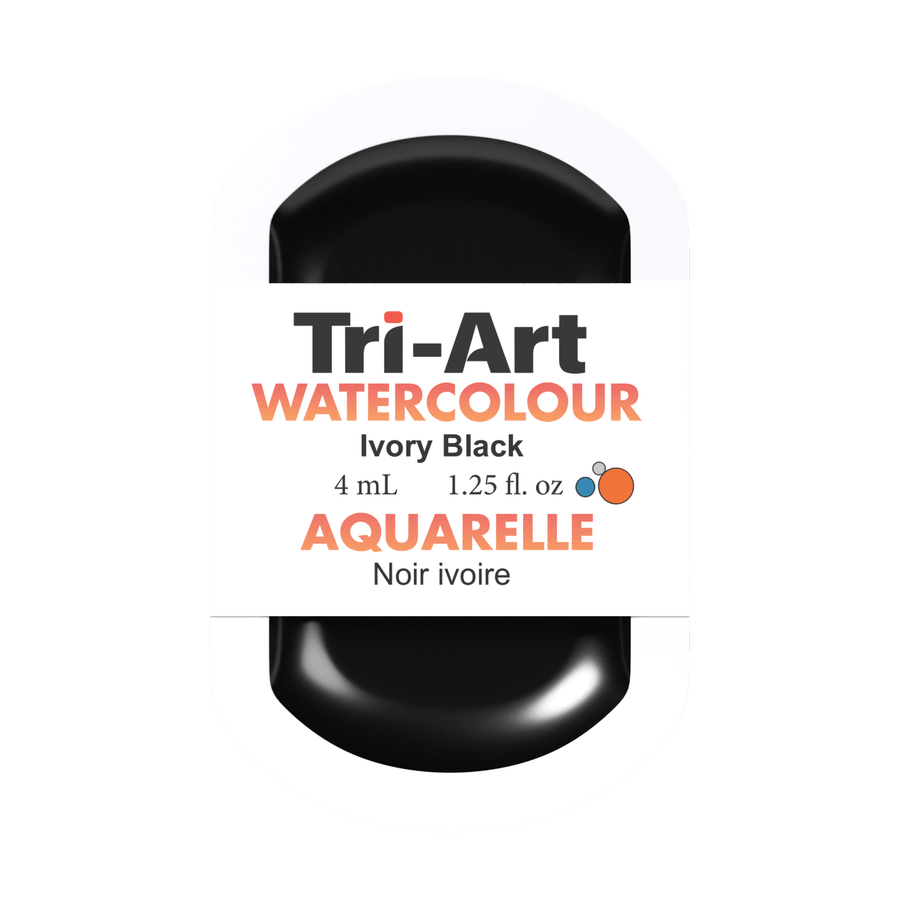 Tri-Art Water Colours - Ivory Black - Tri-Art Mfg.