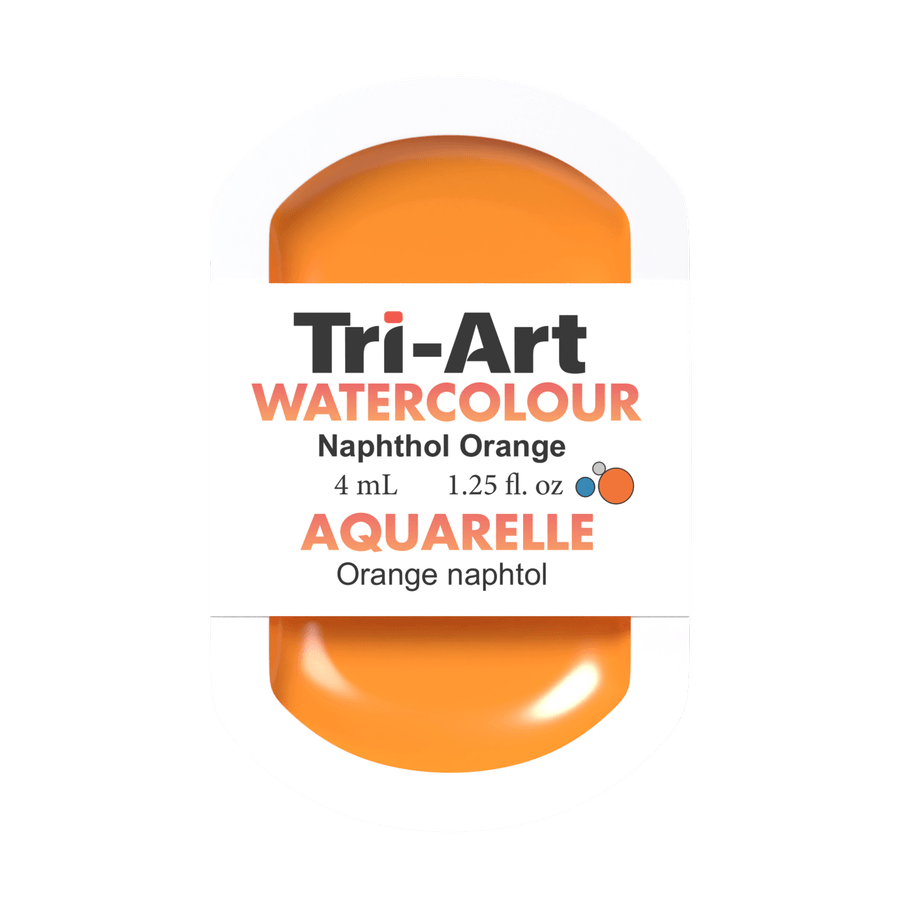 Tri-Art Water Colours - Naphthol Orange - Tri-Art Mfg.