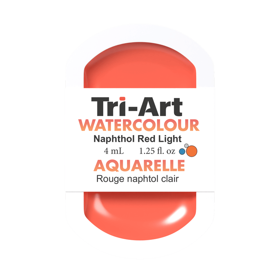 Tri-Art Water Colours - Naphthol Red Light - Tri-Art Mfg.