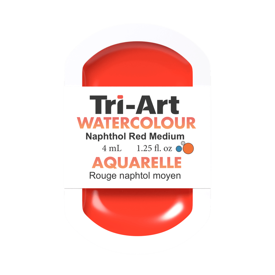 Tri-Art Water Colours - Naphthol Red Medium - Tri-Art Mfg.