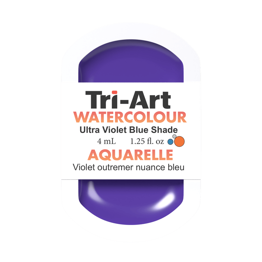 Tri-Art Water Colours - Ultramarine Violet Blue Shade - Tri-Art Mfg.