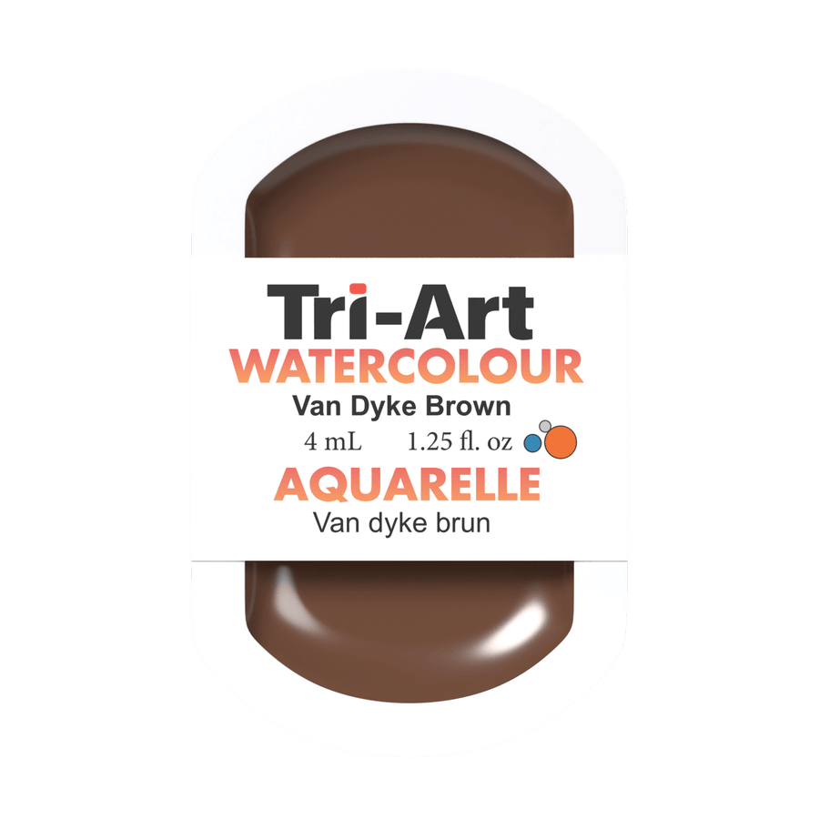 Tri-Art Water Colours - Van Dyke Brown - Tri-Art Mfg.