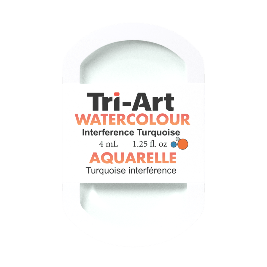 Tri-Art Water Colours - Interference Turquoise - Tri-Art Mfg.