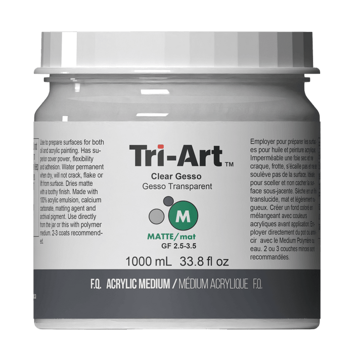 Clar Tri Tri-Art Mediums - Clear Gesso
