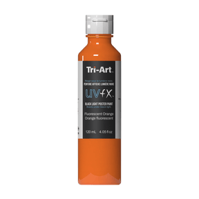 UVFX Black Light Poster Paint - Fluorescent Orange - Tri-Art Mfg.