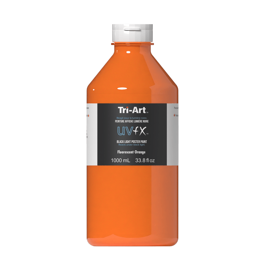 orange poster paint