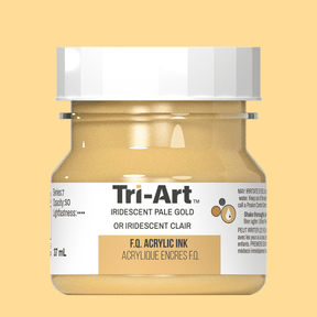 Tri-Art Ink - Iridescent Pale Gold - 37mL - Tri-Art Mfg.