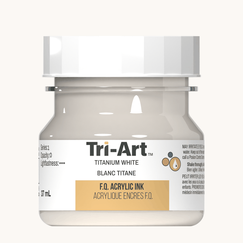 Tri-Art Ink - Titanium White - 37mL - Tri-Art Mfg.