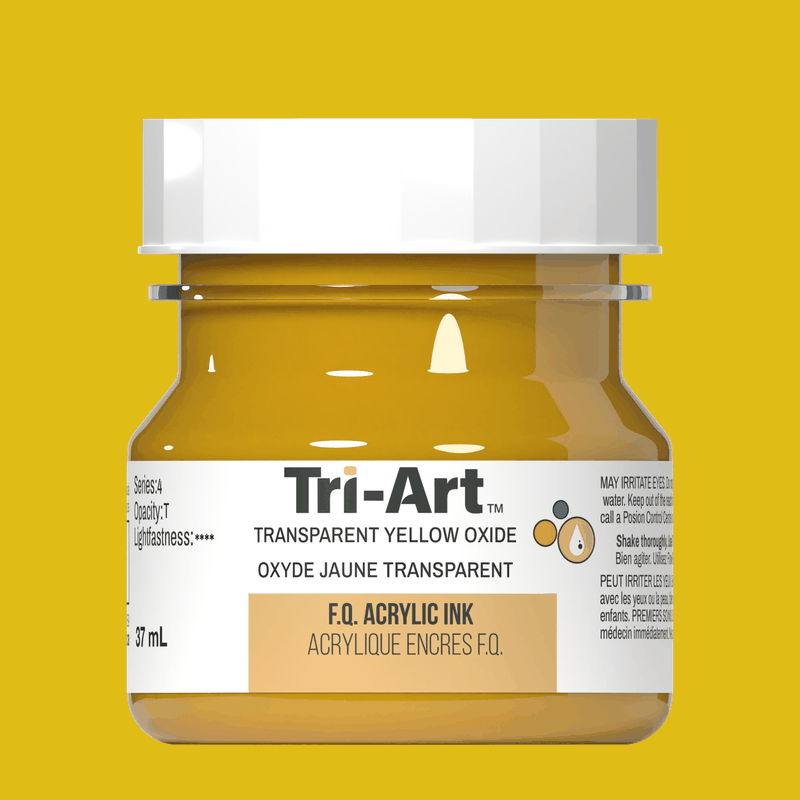 Tri-Art Ink - Transparent Yellow Oxide - 37mL - Tri-Art Mfg.