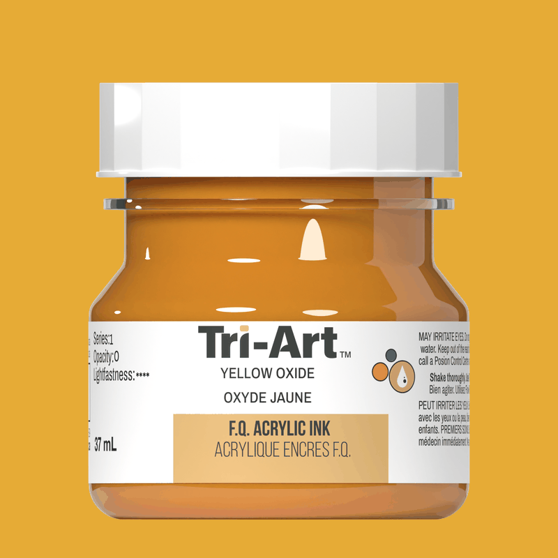 Tri-Art Ink - Yellow Oxide - 37mL - Tri-Art Mfg.