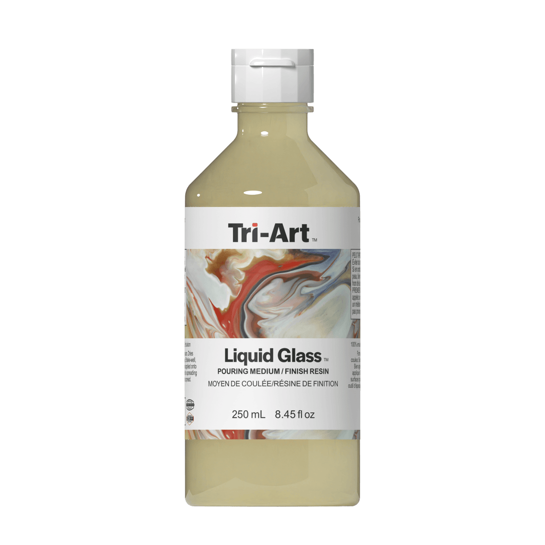 Liquid Glass Pouring Medium and Finishing Resin