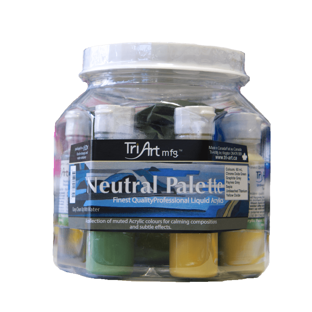 Tri-Art Liquid Acrylics - Neutral Palette Set (4656789028951)