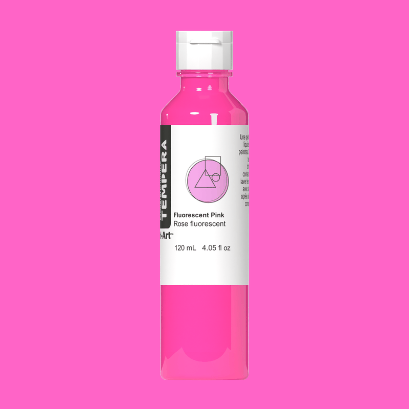 Primary Liquid Tempera - Fluorescent Pink - Tri-Art Mfg.