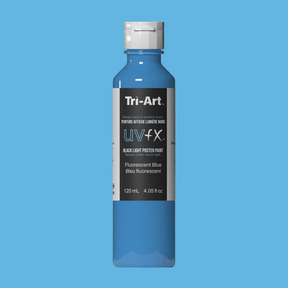 UVFX Black Light Poster Paint - Fluorescent Blue - Tri-Art Mfg.