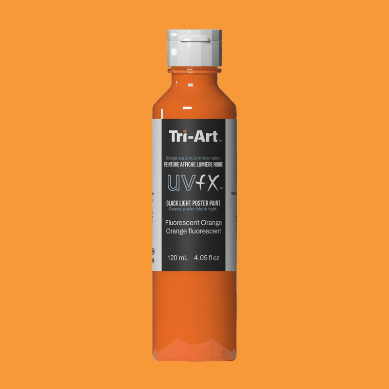 orange poster paint