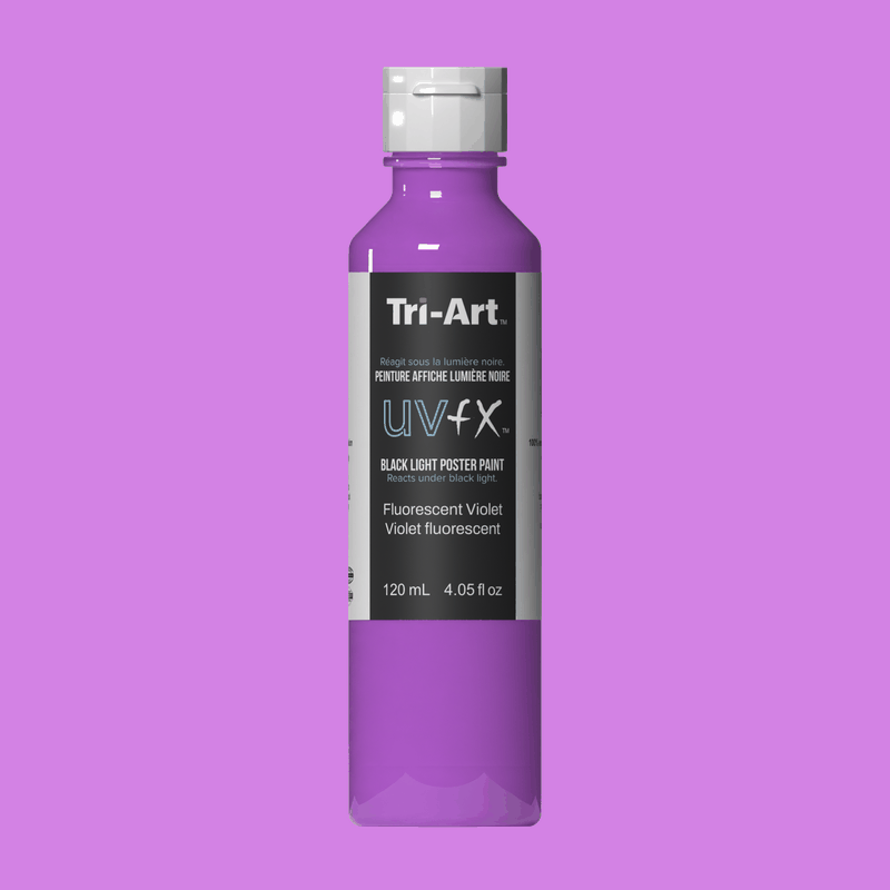 UVFX Black Light Poster Paint - Fluorescent Violet - Tri-Art Mfg.