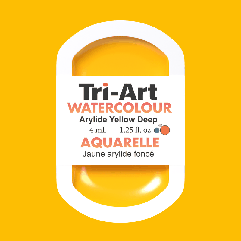 Tri-Art Water Colours - Arylide Yellow Deep - Tri-Art Mfg.