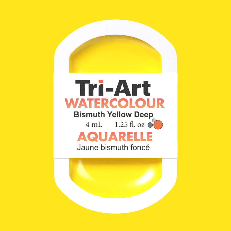 Tri-Art Water Colours - Bismuth Yellow Deep - Tri-Art Mfg.