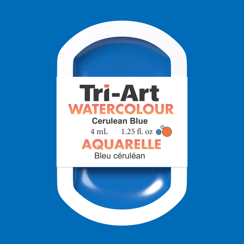Tri-Art Water Colours - Cerulean Blue - Tri-Art Mfg.