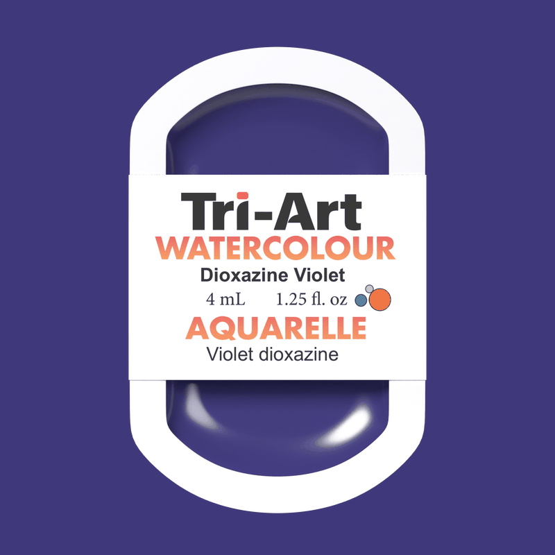 Tri-Art Water Colours - Dioxazine Violet - Tri-Art Mfg.