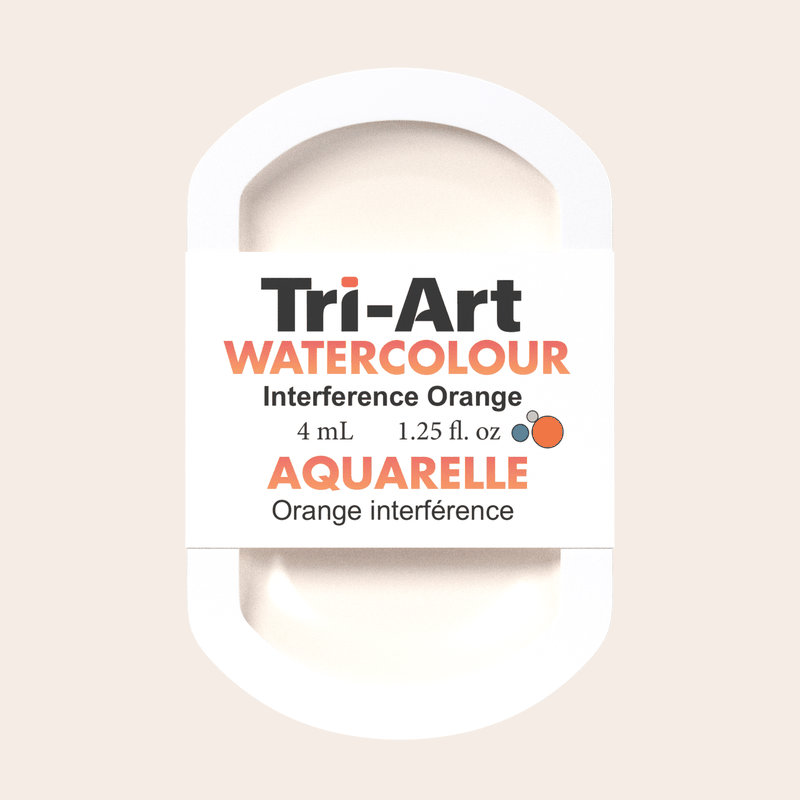 Tri-Art Water Colours - Interference Orange - Tri-Art Mfg.