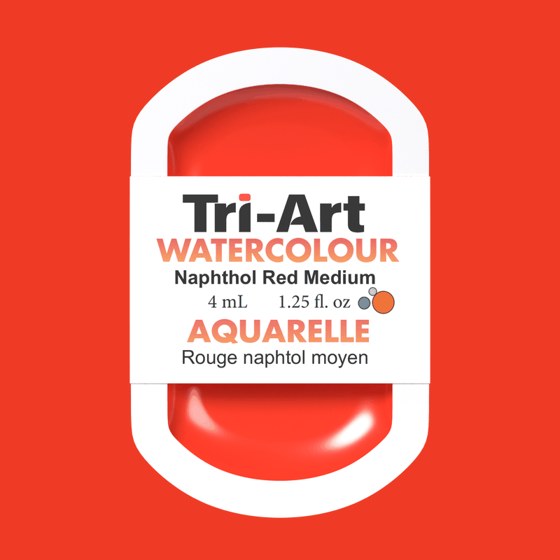 Tri-Art Water Colours - Naphthol Red Medium - Tri-Art Mfg.