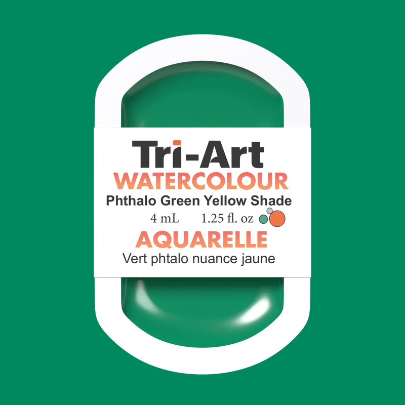 Tri-Art Water Colours - Phthalo Green Yellow Shade - Tri-Art Mfg.
