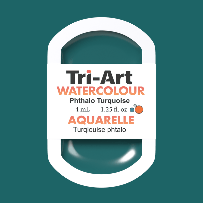 Tri-Art Water Colours - Phthalo Turquoise - Tri-Art Mfg.