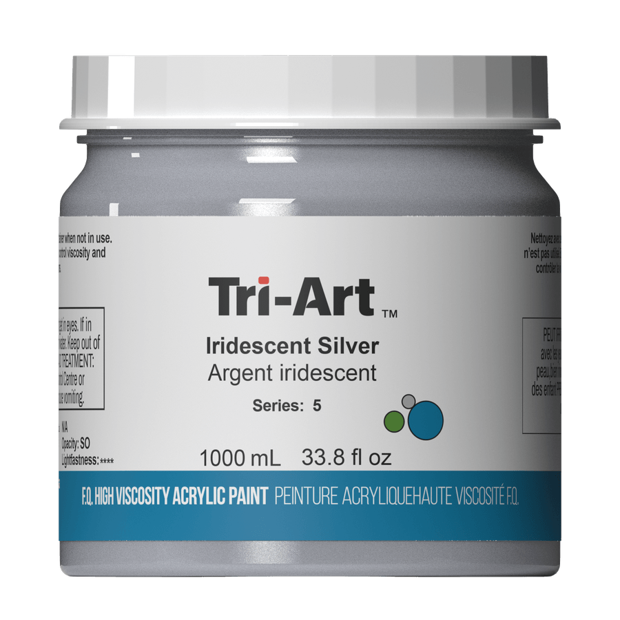 Tri-Art High Viscosity - Iridescent Silver 1000mL