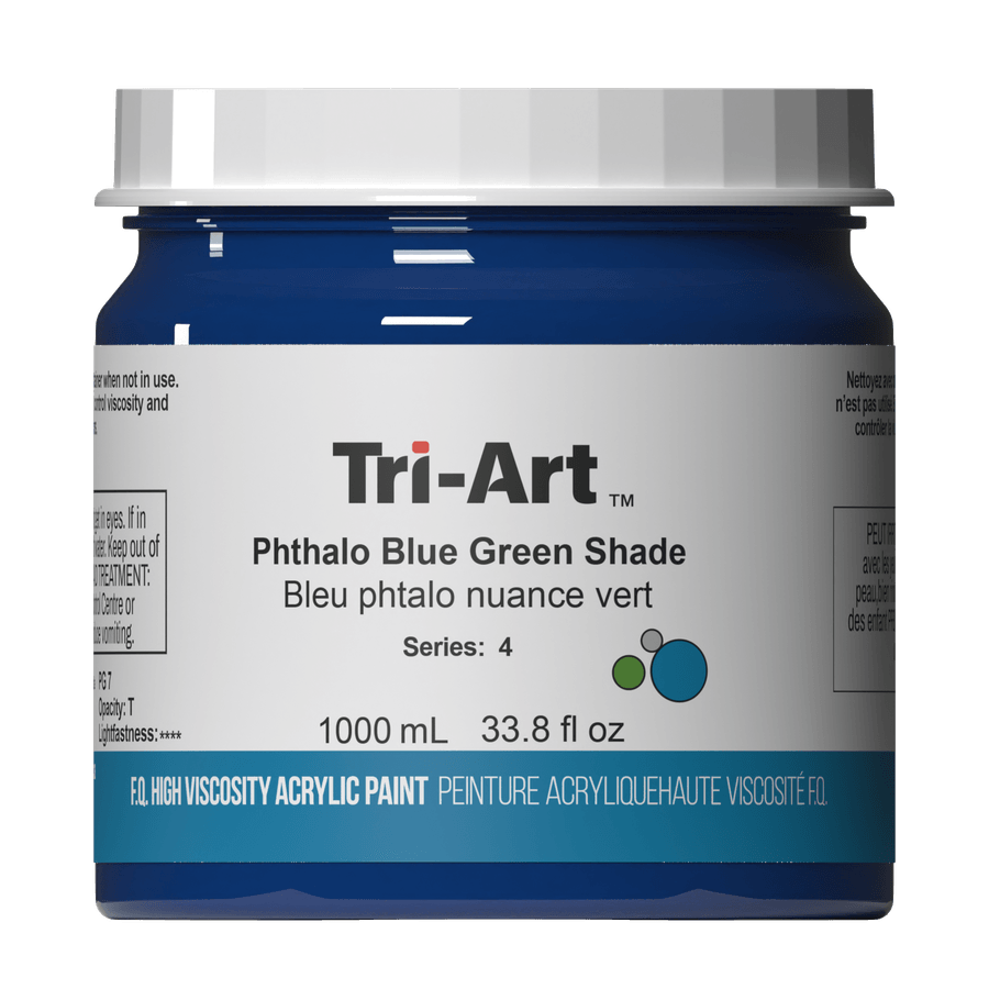 Tri-Art High Viscosity - Phthalo Blue Green Shade 1000mL