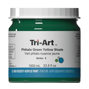 Tri-Art High Viscosity - Phthalo Green Yellow Shade 1000mL