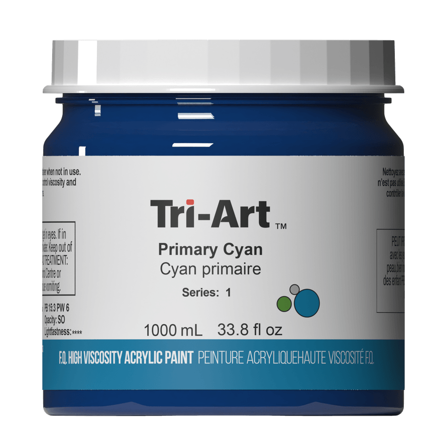 Tri-Art High Viscosity - Primary Cyan 1000mL