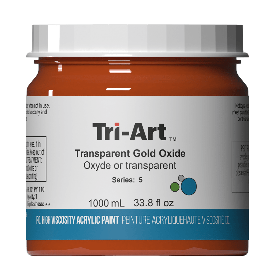 Tri-Art High Viscosity - Transparent Gold Oxide 1000mL