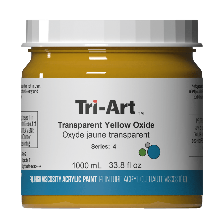 Tri-Art High Viscosity - Transparent Yellow Oxide 1000mL