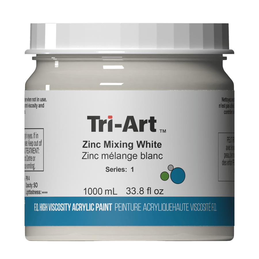 Tri-Art High Viscosity - Zinc Mixing White 1000mL