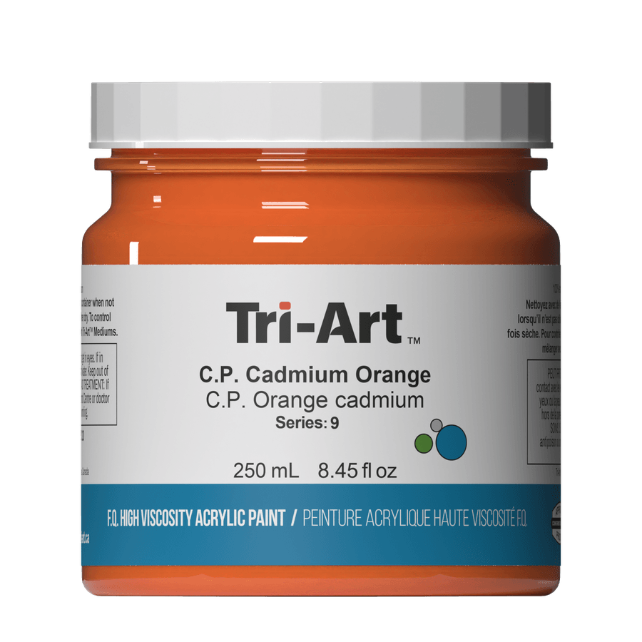 Tri-Art High Viscosity - C.P. Cadmium Orange 250mL