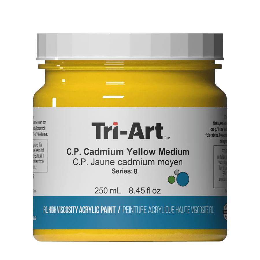 Tri-Art High Viscosity - C.P. Cadmium Yellow Medium 250mL