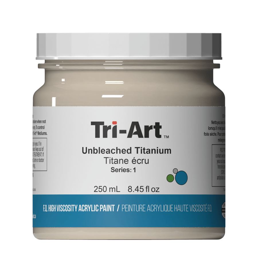 Tri-Art High Viscosity - Unbleached Titanium 250mL