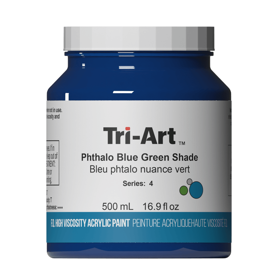 Tri-Art High Viscosity - Phthalo Blue Green Shade 500mL