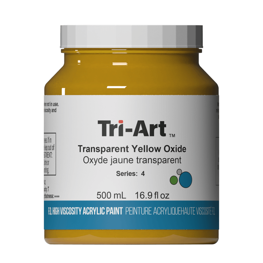 Tri-Art High Viscosity - Yellow Oxide 500mL