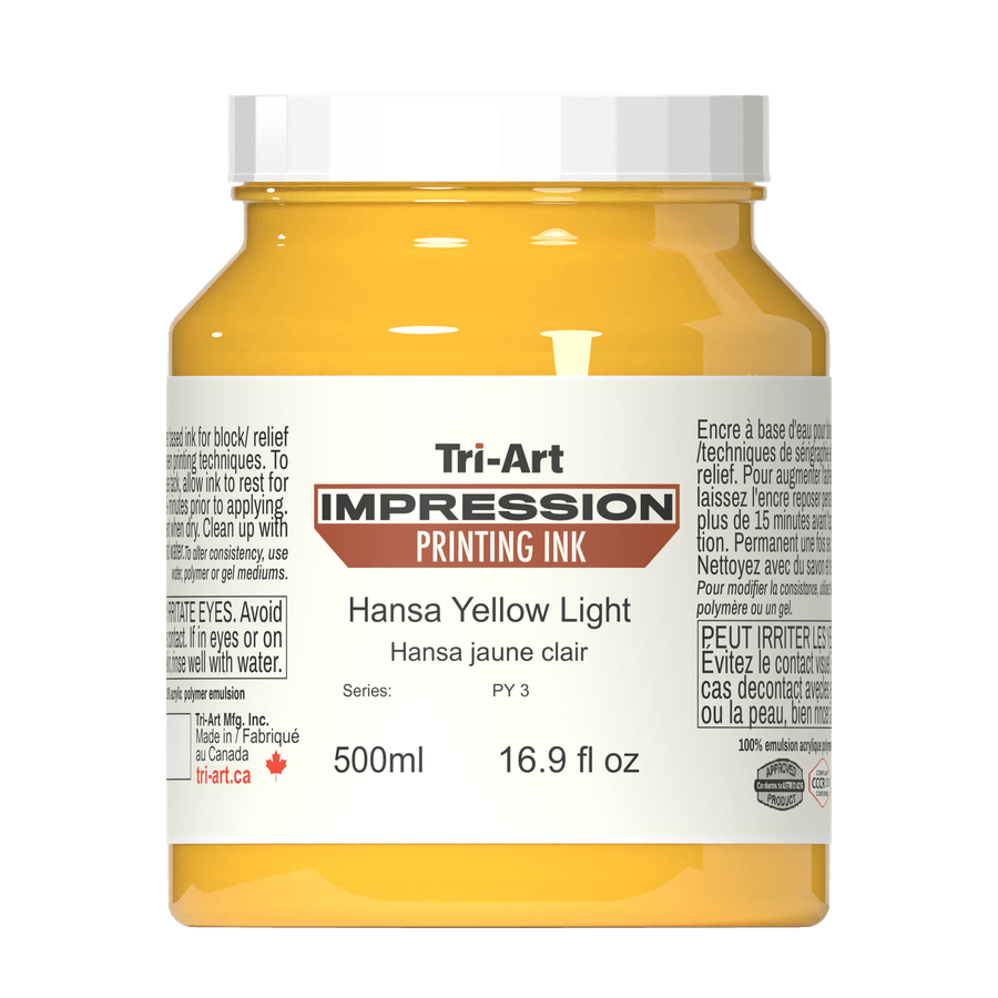 Impressions Block Printing Ink - Yellow Light - Tri-Art Mfg.