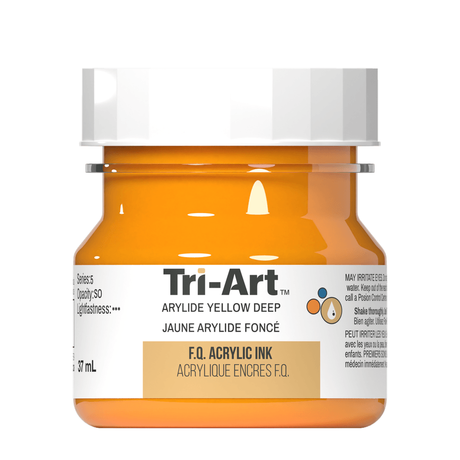 Tri-Art Ink - Arylide Yellow Deep - 37mL - Tri-Art Mfg.