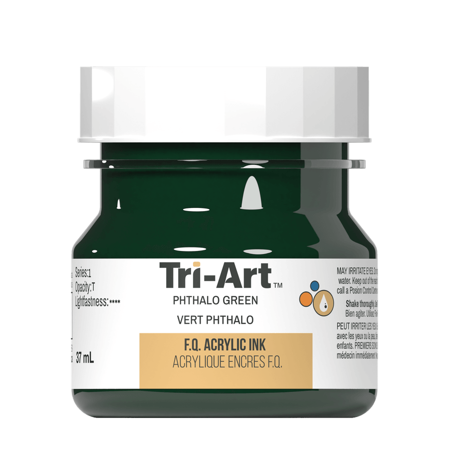 Tri-Art Ink - Phthalo Green - 37mL - Tri-Art Mfg.