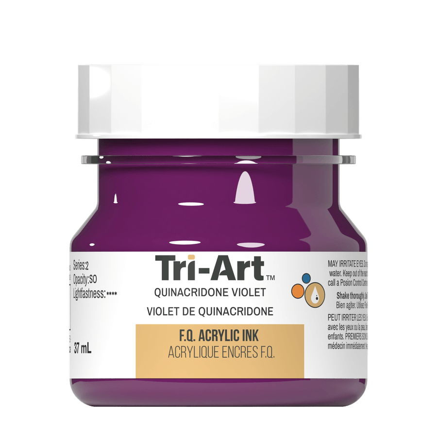Tri-Art Ink - Quinacridone Violet - 37mL - Tri-Art Mfg.