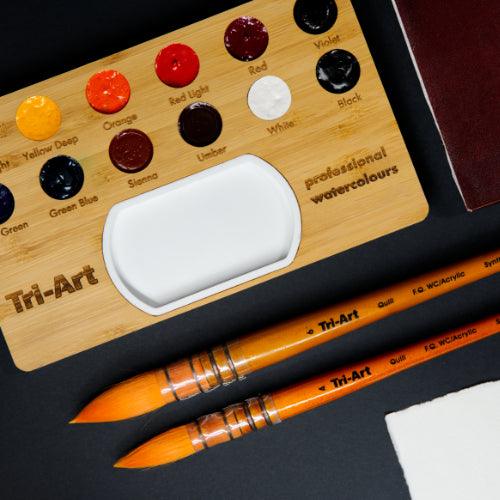 Watercolour Bamboo Sample Set of 12 - Tri-Art Mfg.